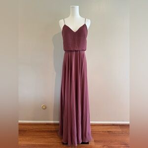 Jenny Yoo Dusty Rose Maxi Dress